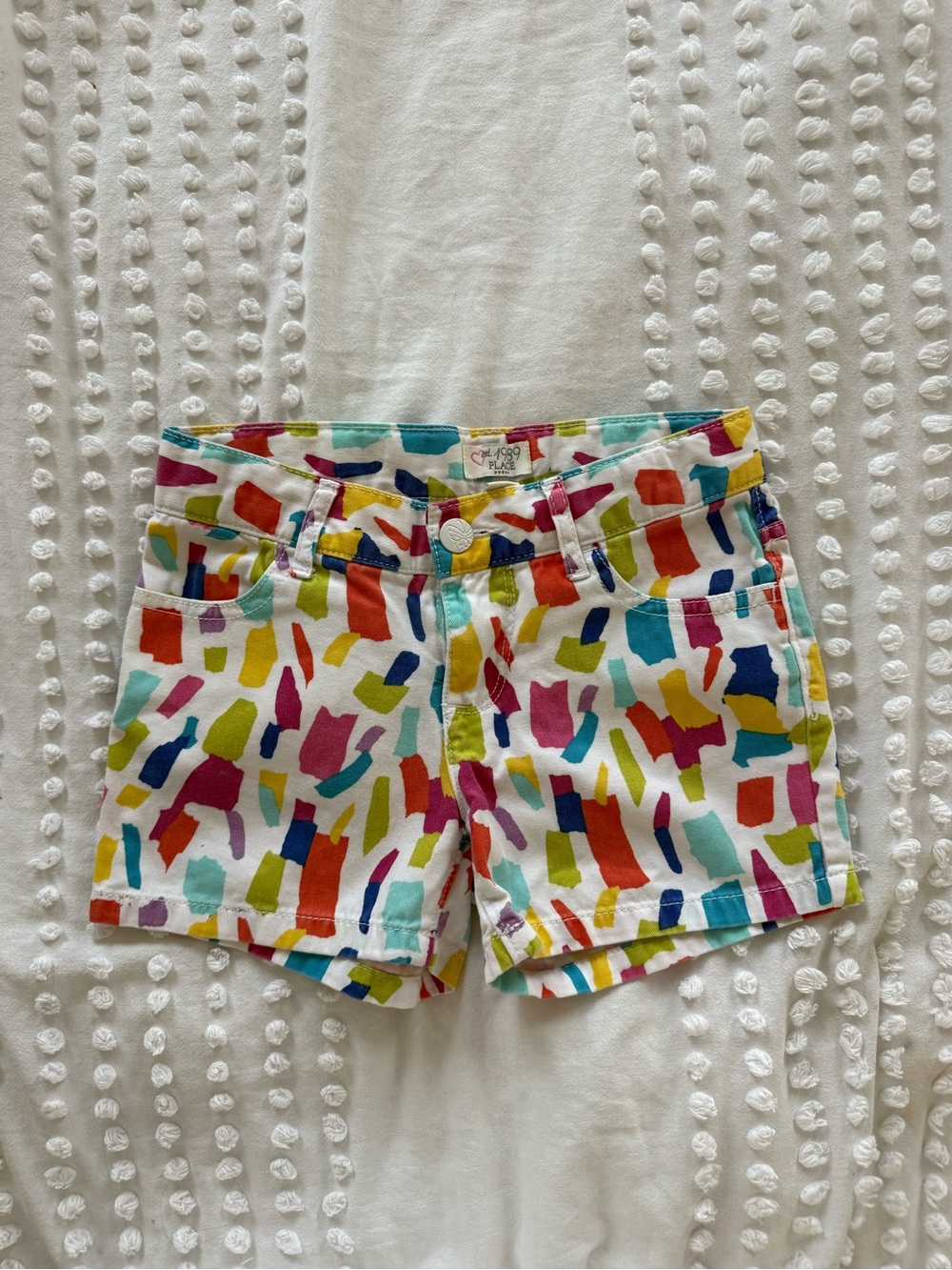 The Children's Place Multicolor Painted Brushstroke Shorts